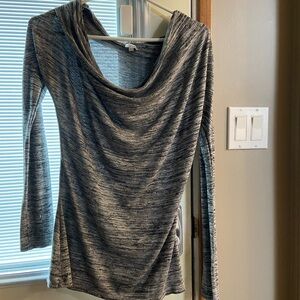 Kismet Charcoal Cowl Neck Sweater